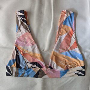 Billabong Colorful Bikini Top, Large